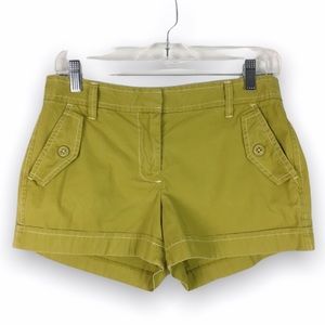 JCrew Womens Size 6 Green City Fit‎ Broken-In Chino Shorts